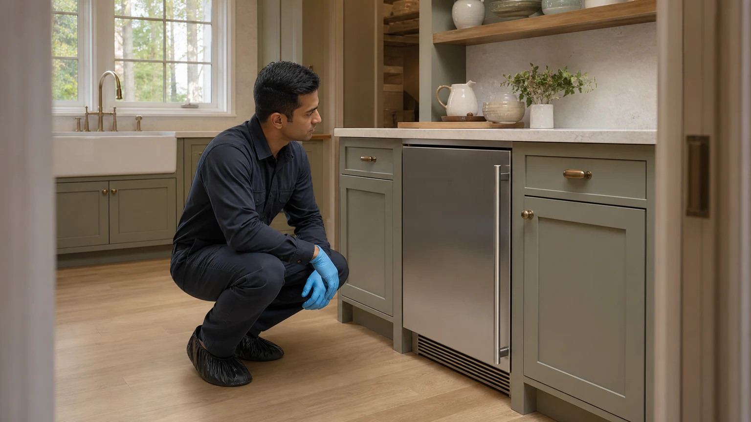 Undercounter ice maker diagnostic visit in Milton